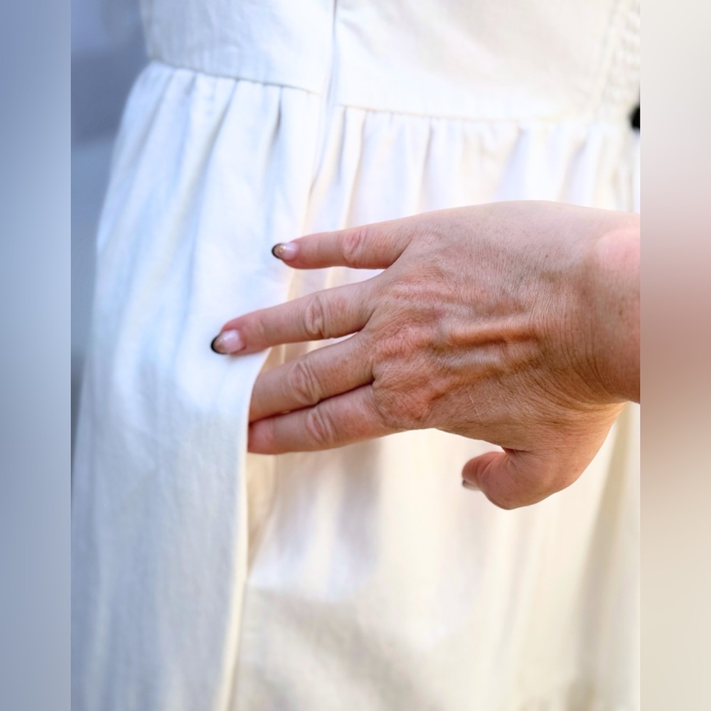 Elegant White Maxi Dress - Picture 3 of 10